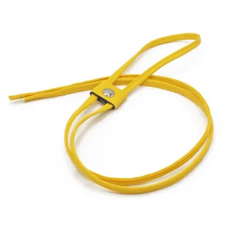 Coulisse in ecopelle con regolatore 120cm made in Italy Giallo