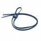 Coulisse en ecopiel para cerrar mochilas y bolsos Navy | Tessiland