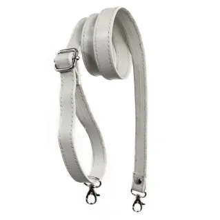 Old Style Faux Leather Adjustable Shoulder Strap for DIY Bags Bianco