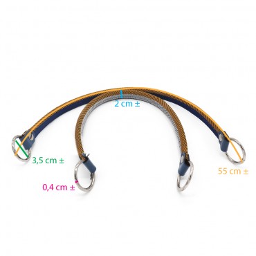 Poignées en Tissu Bands Gênes avec motif variable | Tessiland