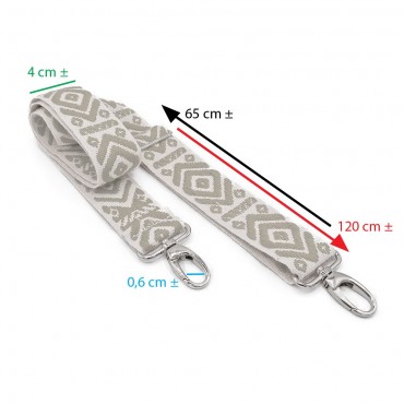 Strap Fabric  for crochet bags Maya Natural | Tessiland