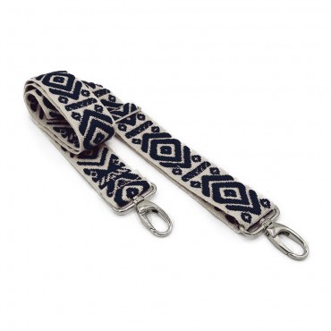 Asa de hombro para bolsos de crochet Tela Maya Azul | Tessiland