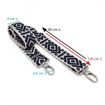 Strap Fabric  for crochet bags Maya Blue | Tessiland