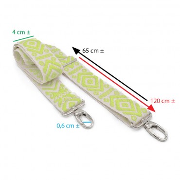 Strap Fabric  for crochet bags Maya Lemon | Tessiland