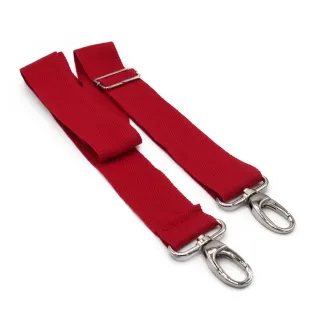 Bandoulière en tissu Simple uni pour sacs Rouge
