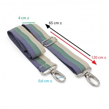 Asa de Bolso de Tela Bands Venecia | Tessiland