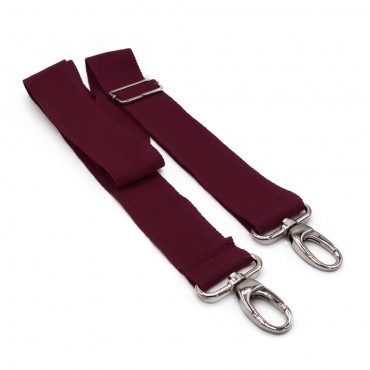 Simple Burgundy Fabric Bag Strap | Tessiland
