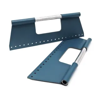 Inka Handles for Eco-Leather Bags with Holes Made in Italy Navy