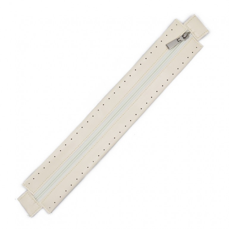 Zip 35cm Lampo per borsa Panna