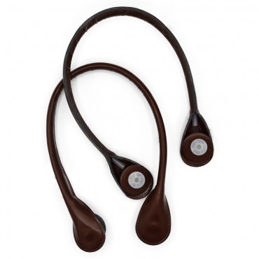 Coppia di manici modello Obag per borse a uncinetto Avio | Tessiland