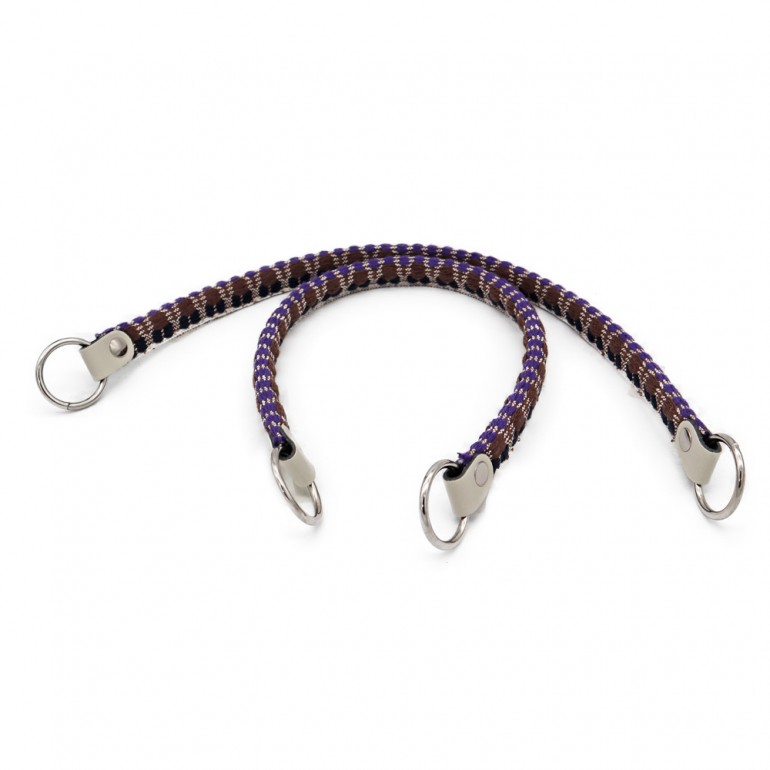 Cheope Mars Fabric Handles with Silver Details | Tessiland