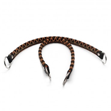 Poignées en Tissu Rhombus Lux Vert pour sacs et pochettes | Tessiland