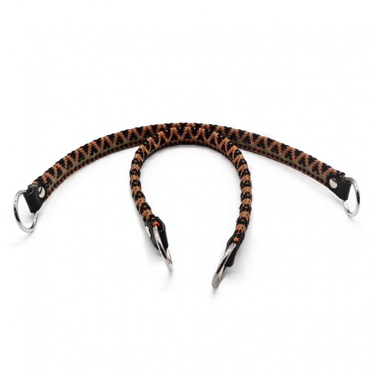 Rombo Lux Green Fabric Handles for bags and clutches | Tessiland