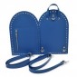 Set Zaino Pocket in ecopelle colore Bluette | Tessiland