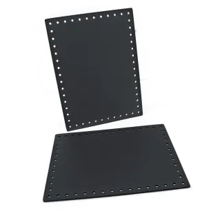Côtés Stylondas En Similicuir 18x24 cm Tessiland 2 pcs Gris