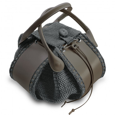 Le sac au crochet de l'année | Sac Crazy en Couleur Tourterelle | Tessiland