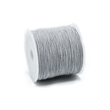 Filato Elastico per Bijoux Lumiflex Eco in PET 50m Argento l1502