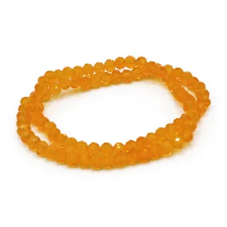 Cristaux 6mm Prisme en résine pour bijoux et accessoires Honey