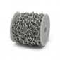 Cadena martillada doblada 12x7mm | Tessiland