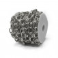 Catena tandem doppio anello 20x14mm per borse roll 5mt