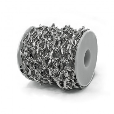 Catena in Alluminio per Abbigliamento Argento: Trasforma Ogni Tuo Capo Crochet | Tessiland