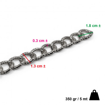 Cadena de Aluminio Plata para creaciones crochet: La Belleza Está en los Detalles | Tessiland