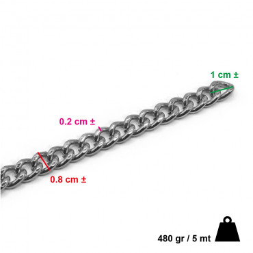 Cadena de Aluminio Plata: El Accesorio Indispensable para la Artesanía de Clase