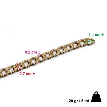 Aluminum Chain Gold for Crochet Pochettes: Innovation and Style | Tessiland