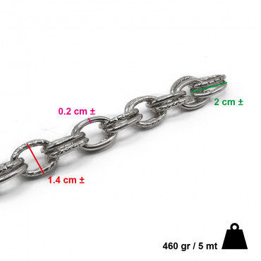 Chain for crochet creations Silver: Unmatched Elegance and Functionality | Tessiland