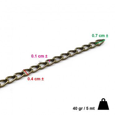 Bronze Chain: The Essential Accessory for Handmade Jewelry | Tessiland