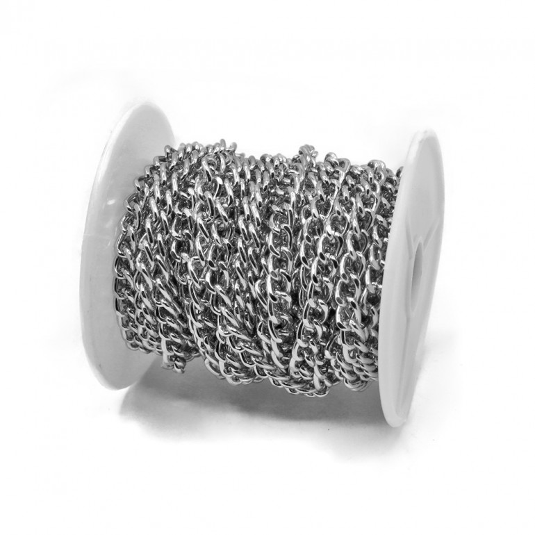 Silver Aluminum Chain: The Distinctive Touch for Your Handmade Creations | Tessiland