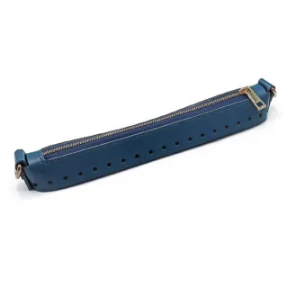 Cierre Easy zip en ecopiel para bolsos made in Italy Navy