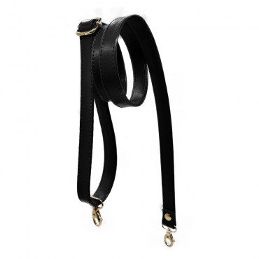 Old Style Black Gold Bag Strap for Crochet Creations | Tessiland