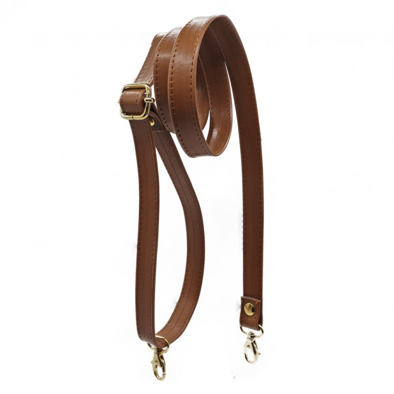 Tracolla Borsa Old Style Cuoio Oro per creazioni all'uncinetto | Tessiland