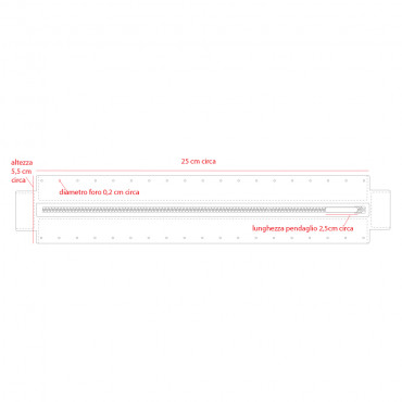 Zip 25cm Lampo per borsa Marrone