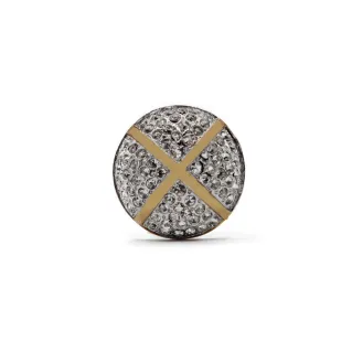 Bouton bijou Templier strass | Tessiland