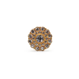 Bouton bijou Diana strass 20 mm | Tessiland