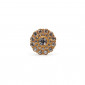 Diana Jewel Button Gold in Flower Shape | Tessiland