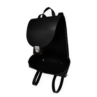 Set de sac à dos Travel en simili cuir pour crochet avec bretelles Noir