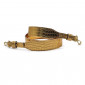 Miss Eco-Leather Strap Bag Coccodrillo Lux in Gold: Elegance for your crochet bag | Tessiland