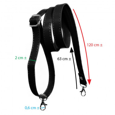 Old Style Black Bag Strap for Crochet Creations | Tessiland