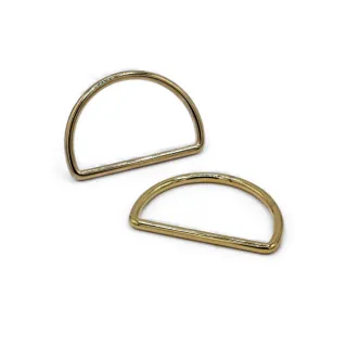 Anneaux semi-circulaires en fer fabriqués en Italie 2 pcs Oro