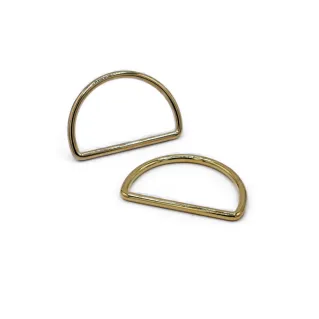 Anneaux semi-circulaires en fer fabriqués en Italie 2 pcs Oro