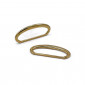 Discover the Revolutionary 30mm Gold Oval Rings - Transform Your Crochet Accessories | Tessiland