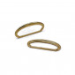 Discover the Revolutionary 25mm Gold Oval Rings - Transform Your Crochet Accessories | Tessiland