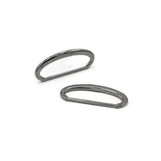 Oval Rings for Bags in Zamak 2pcs | Tessiland