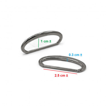 Découvrez les Anneaux Ovales Argent Révolutionnaires de 25mm - Transformez vos accessoires au crochet | Tessiland