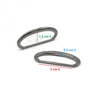 Découvrez les Anneaux Ovales Argent Révolutionnaires de 30mm - Transformez vos accessoires au crochet | Tessiland