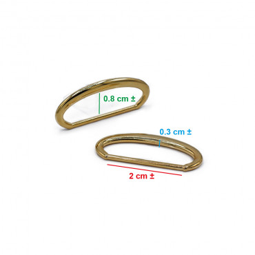 Discover the Revolutionary 20mm Gold Oval Rings - Transform Your Crochet Accessories | Tessiland