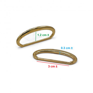 Découvrez les Anneaux Ovales Or Révolutionnaires de 30mm - Transformez vos accessoires au crochet | Tessiland